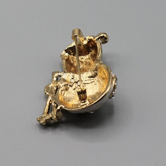 Snowman Holidays Christmas pin brooch jewelry fashion cute adorable red green - Picture 11 of 11